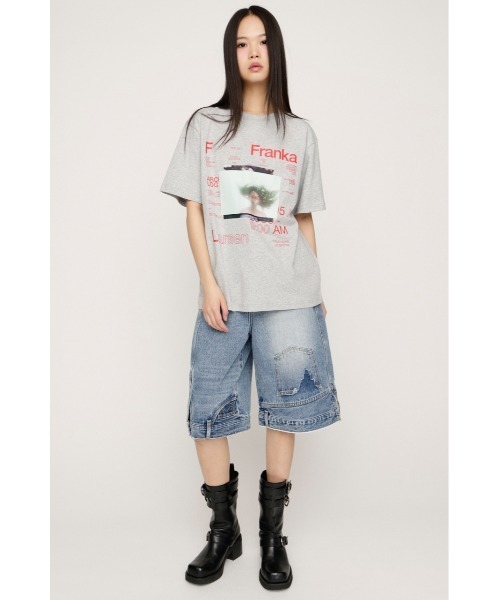SLY(スライ)の「【SNSで話題!】PHOTO LOGO 2 SIZE T/SH フォトロゴツーサイズTSIZE T/SH フォトロゴツーサイズTシャツ 春服 夏服(Tシャツ/カットソー・レディース・イエロー/杢グレー/ホワイト・1/2)」の15枚目の写真