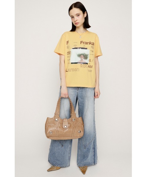 SLY(スライ)の「【SNSで話題!】PHOTO LOGO 2 SIZE T/SH フォトロゴツーサイズTSIZE T/SH フォトロゴツーサイズTシャツ 春服 夏服(Tシャツ/カットソー・レディース・イエロー/杢グレー/ホワイト・1/2)」の19枚目の写真