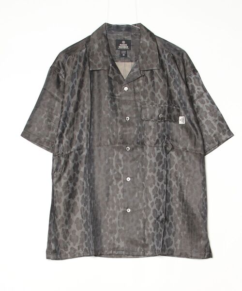 MAGIC NUMBER(マジック ナンバー)の「【MAGIC NUMBER】RAYON TWILL LEOPARD OPEN CALLOR SHIRT(シャツ/ブラウス・メンズ・ブラック・LARGE)」の1枚目の写真