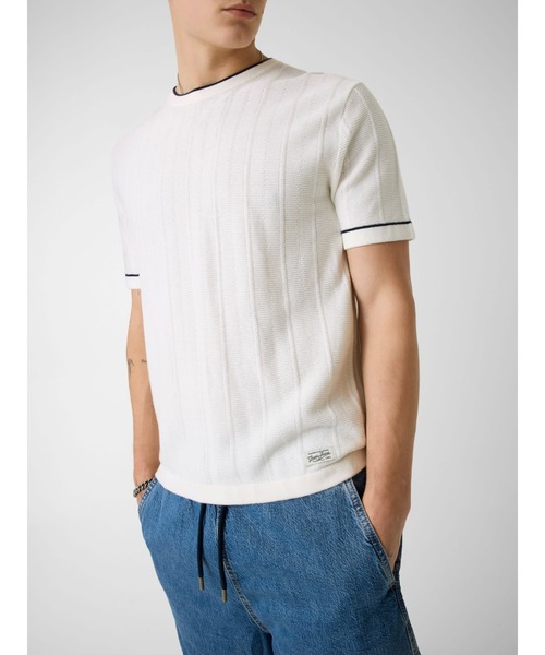 GUESS JEANS(ゲスジーンズ)の「GUESS JEANS Stitched Sweater セーター(ニット/セーター・メンズ・オフホワイト/グリーン/ネイビー・X-LARGE/LARGE/MEDIUM/SMALL/XX-LARGE)」の13枚目の写真