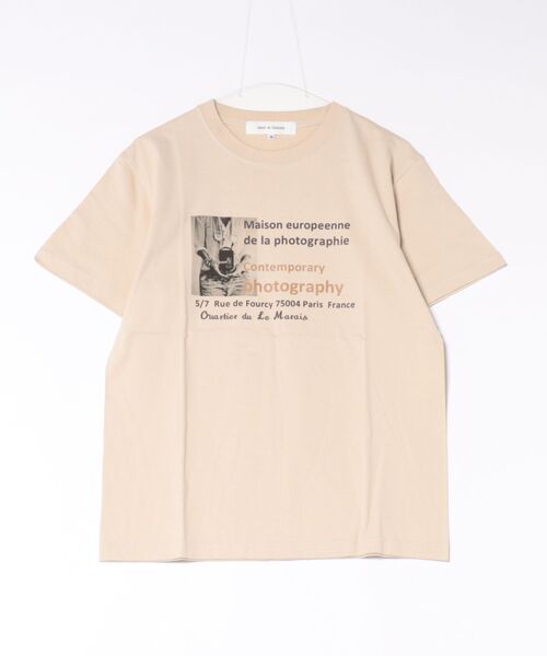 Scrap Book（スクラップブック）の「【ANGE IN DISGUISE】photography Tシャツ（Tシャツ/カットソー・レディース・グレー/ベージュ/ホワイト・M）」の3枚目の写真