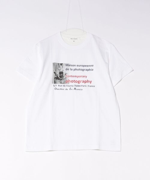 Scrap Book（スクラップブック）の「【ANGE IN DISGUISE】photography Tシャツ（Tシャツ/カットソー・レディース・グレー/ベージュ/ホワイト・M）」の2枚目の写真