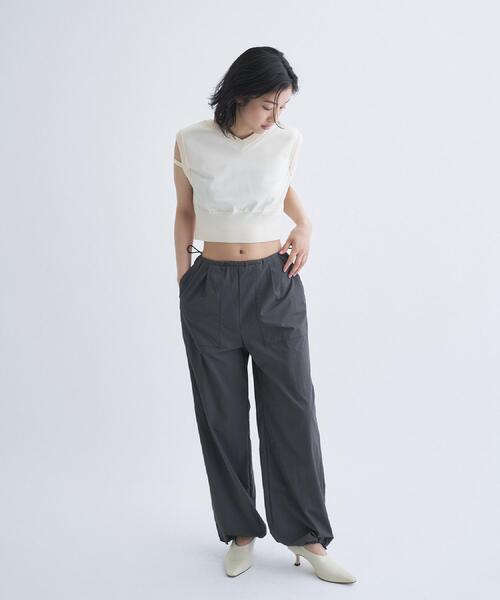 CODE A（コードエー）の「drawcord utility pants（その他パンツ・レディース・チャコール/ベージュ系その他5・38/36）」の11枚目の写真