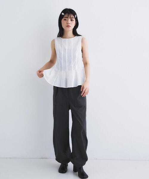 CODE A（コードエー）の「drawcord utility pants（その他パンツ・レディース・チャコール/ベージュ系その他5・38/36）」の19枚目の写真