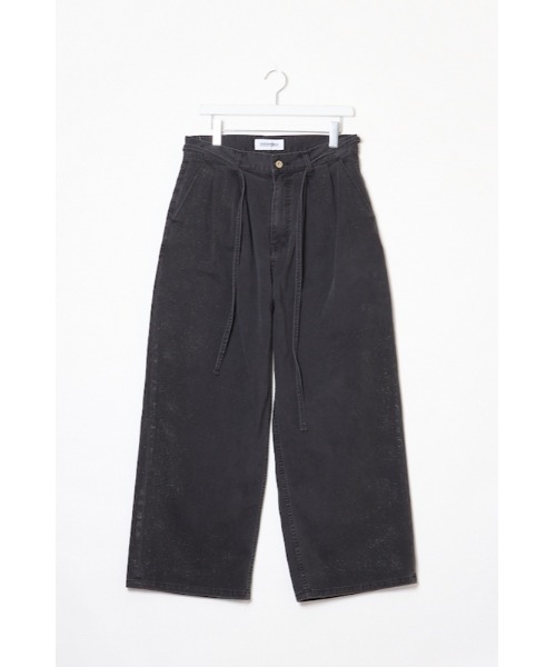 DISCOVERED(ディスカバード)の「DISCOVERED CHINO LAME PANTS(チノパンツ・メンズ・ベージュ/ブラック・3/1)」の2枚目の写真