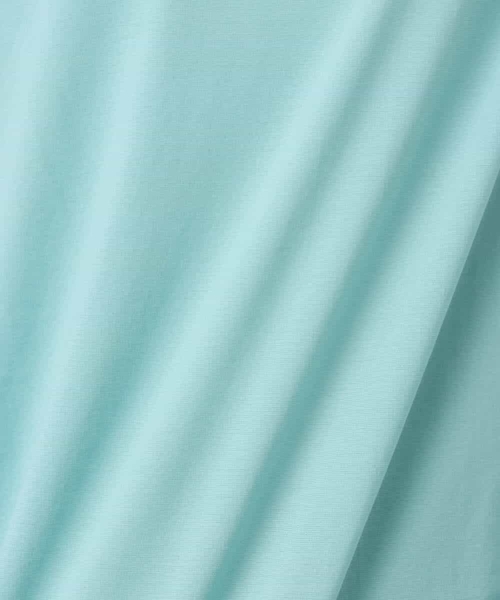 MK MICHEL KLEIN(エムケーミッシェルクラン)の「シルケット天竺リラックスカットソー/接触冷感/洗える(Tシャツ/カットソー・レディース・ターコイズブルー/ブラウン/ホワイト・38)」の9枚目の写真