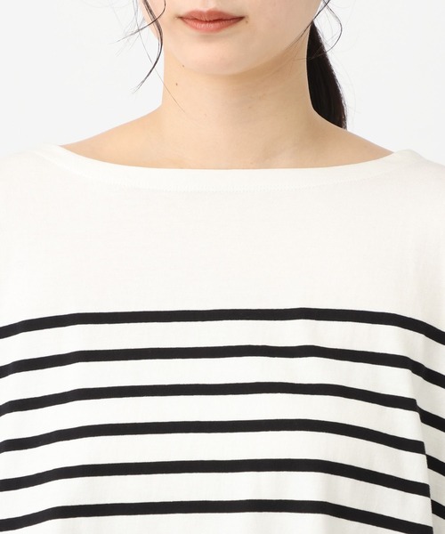 studio CLIP（スタディオクリップ）の「《natural by clip》コットンパネルボーダーゆるプルオーバー（Tシャツ/カットソー・レディース・その他2/ブルー/その他1・FREE）」の20枚目の写真