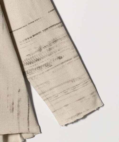 MAGIC STICK（マジックスティック）の「＜MAGIC STICK＞MATRIX RIB ロングスリーブ Tシャツ（Tシャツ/カットソー・メンズ・オフホワイト・L/M）」の4枚目の写真