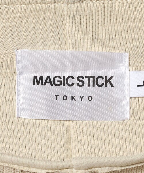 MAGIC STICK（マジックスティック）の「＜MAGIC STICK＞MATRIX RIB ロングスリーブ Tシャツ（Tシャツ/カットソー・メンズ・オフホワイト・L/M）」の9枚目の写真