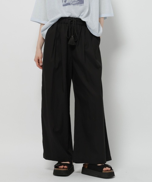 niko and...（ニコアンド）の「DRYイージーワイドパンツ（その他パンツ・レディース・チャコール/ブルー/ボルドー/ベージュ・MEDIUM/LARGE）」の2枚目の写真
