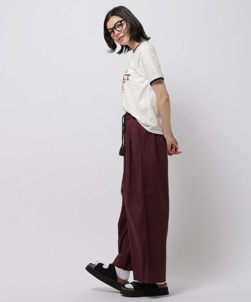 niko and...（ニコアンド）の「DRYイージーワイドパンツ（その他パンツ・レディース・チャコール/ブルー/ボルドー/ベージュ・MEDIUM/LARGE）」の15枚目の写真