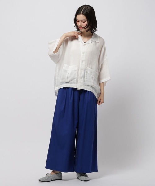 niko and...（ニコアンド）の「DRYイージーワイドパンツ（その他パンツ・レディース・チャコール/ブルー/ボルドー/ベージュ・MEDIUM/LARGE）」の19枚目の写真