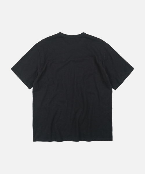 FRIZMWORKS(フリズムワークス)の「SLUB POCKET HALF TEE _ BLACK(Tシャツ/カットソー・メンズ・その他・LARGE/MEDIUM/SMALL/X-LARGE)」の2枚目の写真