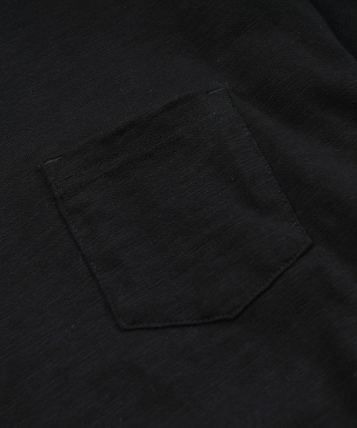 FRIZMWORKS(フリズムワークス)の「SLUB POCKET HALF TEE _ BLACK(Tシャツ/カットソー・メンズ・その他・LARGE/MEDIUM/SMALL/X-LARGE)」の4枚目の写真