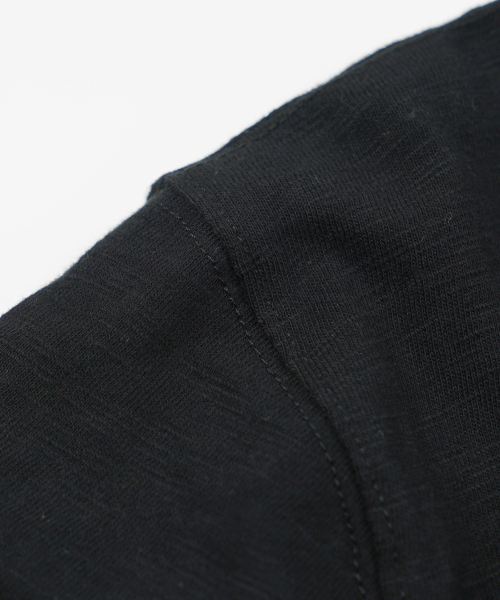 FRIZMWORKS(フリズムワークス)の「SLUB POCKET HALF TEE _ BLACK(Tシャツ/カットソー・メンズ・その他・LARGE/MEDIUM/SMALL/X-LARGE)」の5枚目の写真