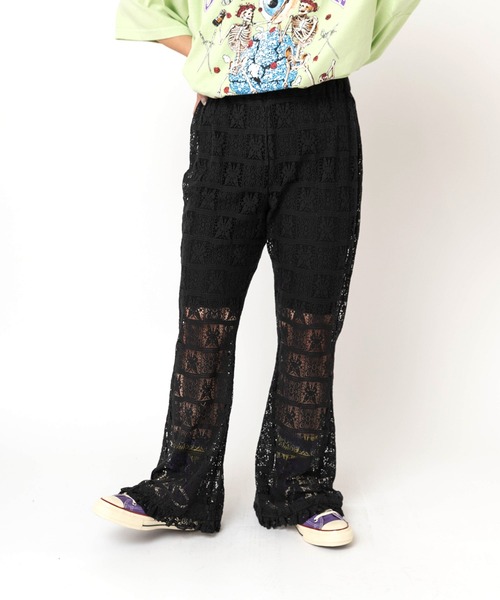RNA(アールエヌエー)の「R4473 レースフレアパンツ(その他パンツ・レディース・グリーン/ホワイト/ブラック・MEDIUM)」の6枚目の写真