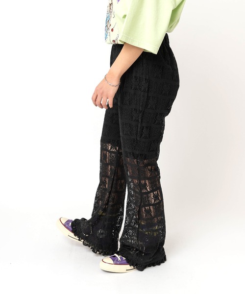 RNA(アールエヌエー)の「R4473 レースフレアパンツ(その他パンツ・レディース・グリーン/ホワイト/ブラック・MEDIUM)」の7枚目の写真
