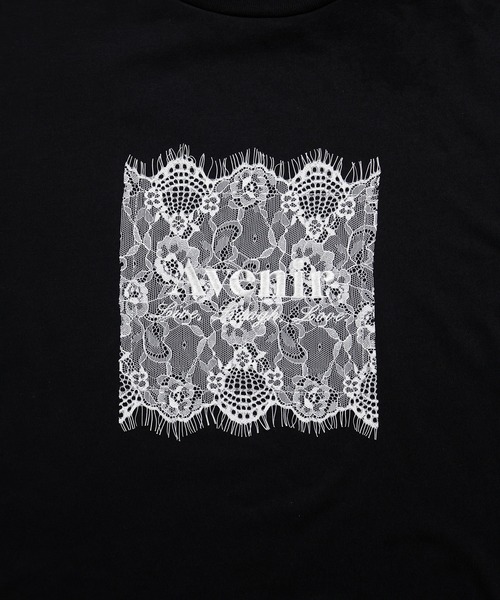 LIAN（リアン）の「【UVカット＆接触冷感】レースレイヤードロゴTシャツ（Tシャツ/カットソー・レディース・オフホワイト/チャコールグレー/ブラック・FREE）」の21枚目の写真