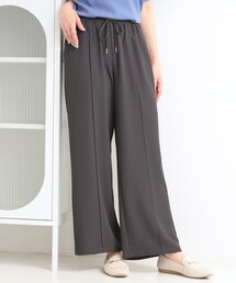 SHOO・LA・RUE | 【セットアップ可/ひんやり/UV/S-LL】さらさらぷるん イージーワイドパンツ(その他パンツ)