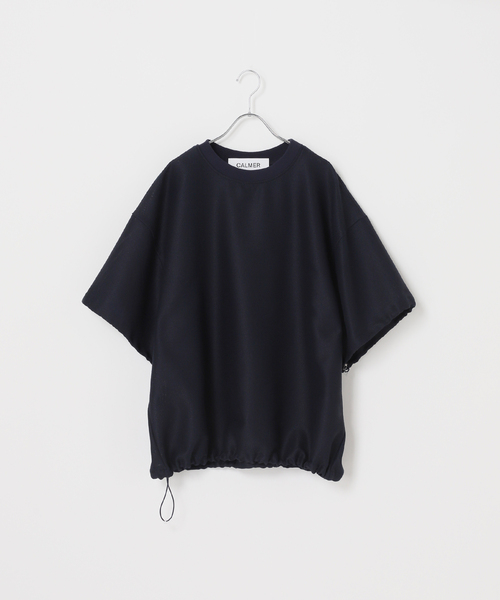 CALMER（カルメール）の「Mesh T-BLOUSE / メッシュTシャツブラウス（Tシャツ/カットソー・レディース・ネイビー・FREE）」の5枚目の写真