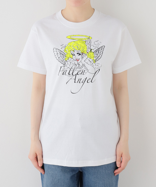 Oriens JOURNAL STANDARD(オリエンス ジャーナルスタンダード)の「【nancy/ナンシー】FALLEN ANGEL TEE(Tシャツ/カットソー・レディース・ホワイト・MEDIUM/SMALL)」の6枚目の写真