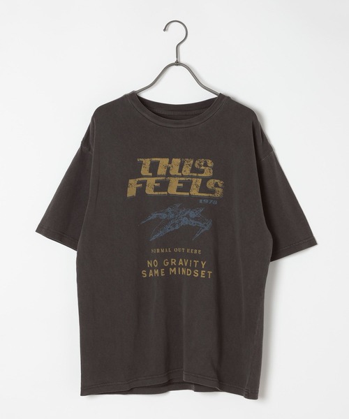 GEORGE'S(ジョージズ)の「ヴィンテージライクロゴTシャツ(Tシャツ/カットソー・レディース・オフホワイト/チャコールグレー/オレンジ・FREE)」の11枚目の写真