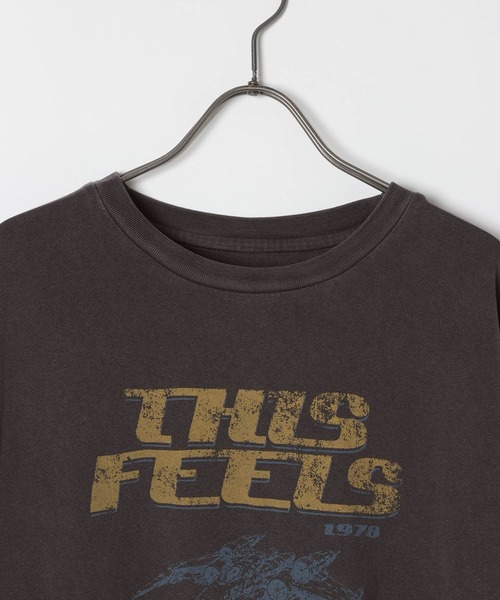GEORGE'S(ジョージズ)の「ヴィンテージライクロゴTシャツ(Tシャツ/カットソー・レディース・オフホワイト/チャコールグレー/オレンジ・FREE)」の13枚目の写真