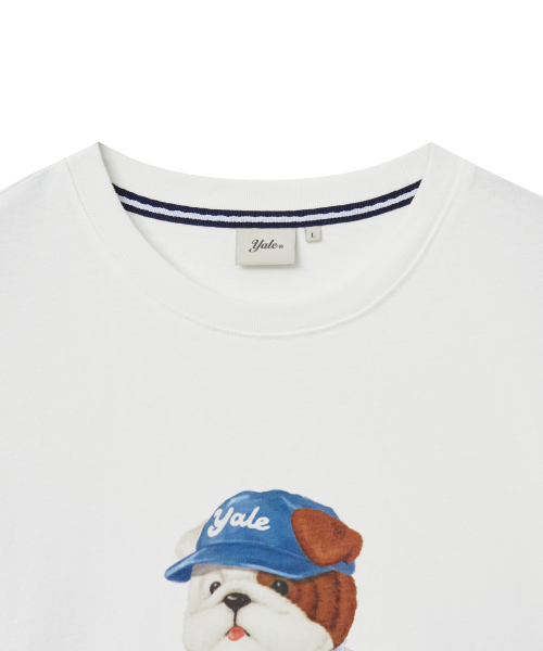 YALE(イェール)の「ハンサムダンボールキャップルックTシャツ_アイボリー(Tシャツ/カットソー・レディース・その他・SMALL/MEDIUM/LARGE/X-LARGE)」の3枚目の写真