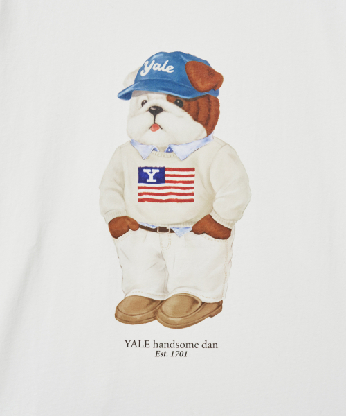 YALE(イェール)の「ハンサムダンボールキャップルックTシャツ_アイボリー(Tシャツ/カットソー・レディース・その他・SMALL/MEDIUM/LARGE/X-LARGE)」の4枚目の写真