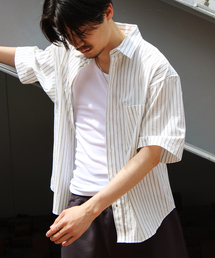 WISM | NAMELESSNESS / ネームレスネス COTTON SHORT SLEEVE SHIRT(シャツ/ブラウス)