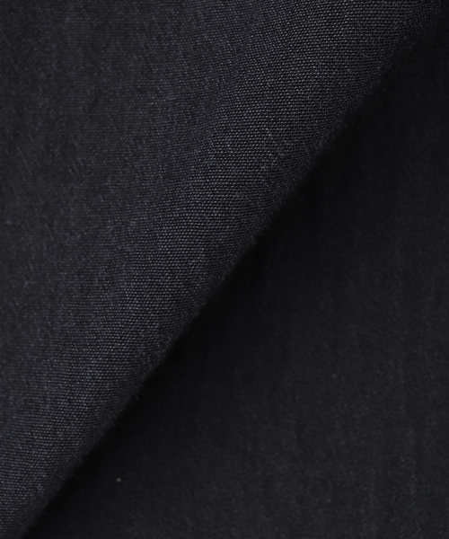 WISM（ウィズム）の「NAMELESSNESS / ネームレスネス COTTON SHORT SLEEVE SHIRT（シャツ/ブラウス・メンズ・ブラック/ホワイト/ブルー・3/2）」の21枚目の写真