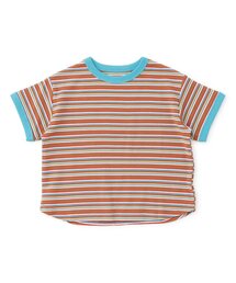 キャメル」に該当するTシャツ/カットソー（ボーダー柄）ファッション