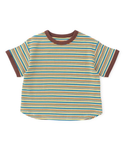 BREEZE(ブリーズ)の「【リンク】イロイロ総柄半袖Tシャツ_セットアップ可(Tシャツ/カットソー・キッズ・レッド/グリーン/キャメル/キナリ/サックスブルー/ブルー・130/120/110/100/90/80)」の4枚目の写真