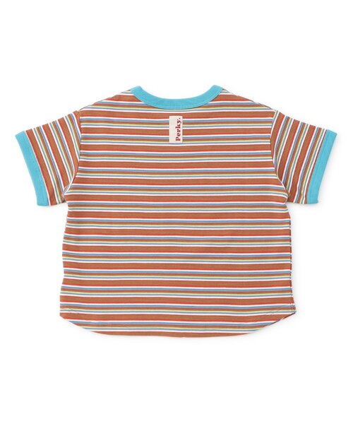 BREEZE(ブリーズ)の「【リンク】イロイロ総柄半袖Tシャツ_セットアップ可(Tシャツ/カットソー・キッズ・レッド/グリーン/キャメル/キナリ/サックスブルー/ブルー・130/120/110/100/90/80)」の11枚目の写真