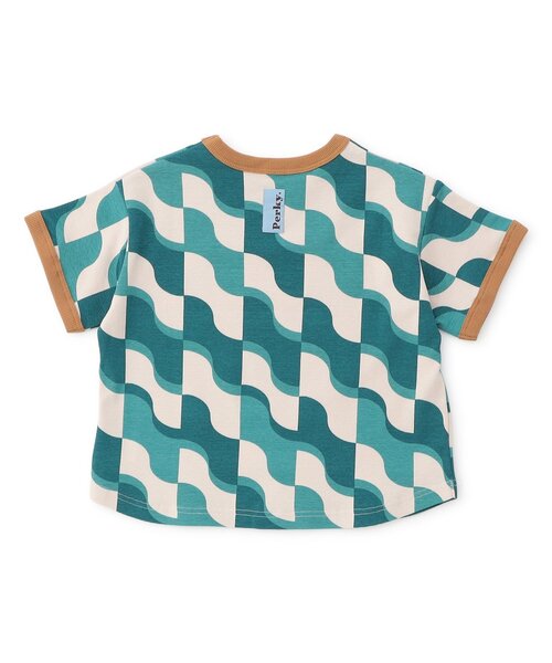BREEZE(ブリーズ)の「【リンク】イロイロ総柄半袖Tシャツ_セットアップ可(Tシャツ/カットソー・キッズ・レッド/グリーン/キャメル/キナリ/サックスブルー/ブルー・130/120/110/100/90/80)」の13枚目の写真