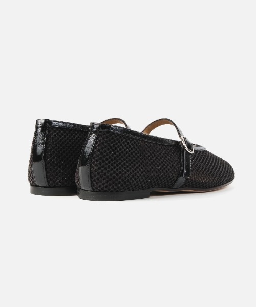 Luca Grossi(ルーカグロッシ)の「メッシュストラップ フラットシューズ/LUCA CH1084-XS(バレエシューズ・レディース・ブラック・35/36/37/38)」の7枚目の写真