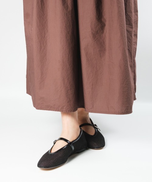 Luca Grossi(ルーカグロッシ)の「メッシュストラップ フラットシューズ/LUCA CH1084-XS(バレエシューズ・レディース・ブラック・35/36/37/38)」の2枚目の写真