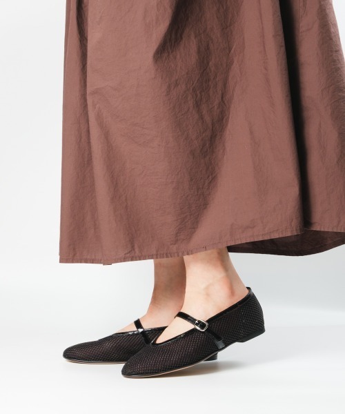 Luca Grossi(ルーカグロッシ)の「メッシュストラップ フラットシューズ/LUCA CH1084-XS(バレエシューズ・レディース・ブラック・35/36/37/38)」の9枚目の写真