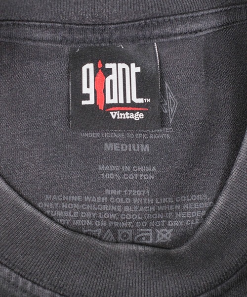 giant Vintage(ジャイアントヴィンテージ)の「【GIANT01】【Giant Vintage/ジャイアント ヴィンテージ】DEF LEPPARD ADRENALIZE LOGO EYE BALL OVERSIZED BOX SILHOUETTE T-SHIRTS(Tシャツ/カットソー・メンズ・ブラック系その他・MEDIUM/LARGE/SMALL)」の8枚目の写真