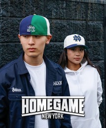 NEW ERA（ニューエラ）の「ニューエラ【NEW ERA】- Notre Dame Fighting Irish 59FIFTY Chrome White/Light Navy（キャップ）」