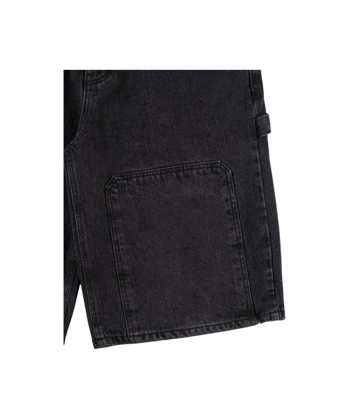 ERTR（イーアールティーアール）の「Carpenter Buckle Bermuda Denim Pants Black（その他パンツ・レディース・その他・SMALL/MEDIUM/LARGE）」の4枚目の写真