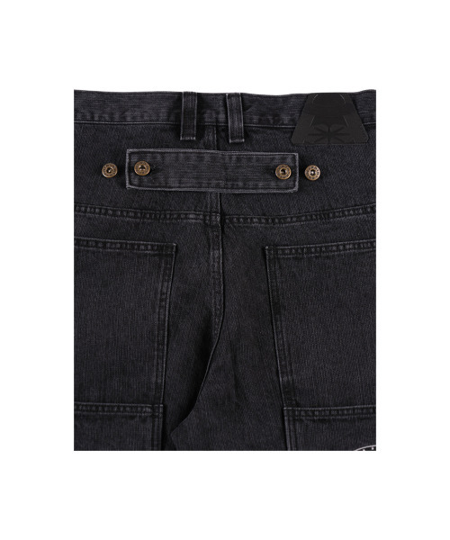 ERTR（イーアールティーアール）の「Carpenter Buckle Bermuda Denim Pants Black（その他パンツ・レディース・その他・SMALL/MEDIUM/LARGE）」の5枚目の写真