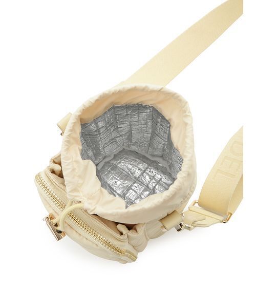 SNIDEL(スナイデル)の「【WEB限定】キルティングマルチショルダー/保冷機能付き(ショルダーバッグ・レディース・アイボリー/イエロー/ライトブルー/ピンクベージュ/ブラック・F)」の19枚目の写真