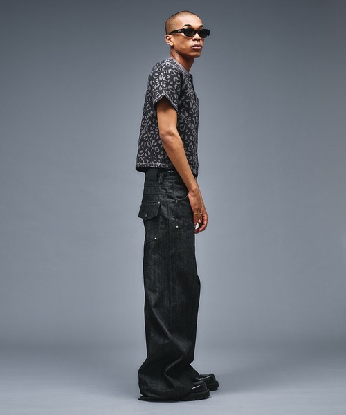 ANDER HUNK(アンダーハンク)の「Reopard Henry neck Thermal T / レオパードヘンリーネックサーマルT(Tシャツ/カットソー・メンズ・ブラック/ブラウン・MEDIUM/LARGE)」の15枚目の写真