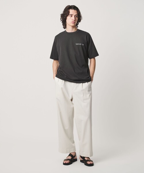 BEAUTY&YOUTH UNITED ARROWS（ビューティーアンドユースユナイテッドアローズ）の「【別注】＜EIZIN SUZUKI＞PINENOT MOTEL プリント Tシャツ（Tシャツ/カットソー・メンズ・ダークグレー・L/M/S/XL）」の3枚目の写真
