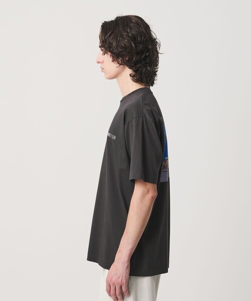 BEAUTY&YOUTH UNITED ARROWS（ビューティーアンドユースユナイテッドアローズ）の「【別注】＜EIZIN SUZUKI＞PINENOT MOTEL プリント Tシャツ（Tシャツ/カットソー・メンズ・ダークグレー・L/M/S/XL）」の6枚目の写真