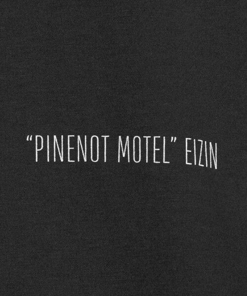 BEAUTY&YOUTH UNITED ARROWS（ビューティーアンドユースユナイテッドアローズ）の「【別注】＜EIZIN SUZUKI＞PINENOT MOTEL プリント Tシャツ（Tシャツ/カットソー・メンズ・ダークグレー・L/M/S/XL）」の12枚目の写真