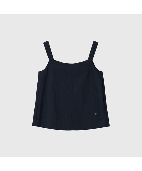 LOOKAST(ルックキャスト)の「ミレル タックディテールスリーブレスタップ_ネイビー / MIRELLE TUCKED SLEEVELESS TOP_NAVY(シャツ/ブラウス・レディース・ネイビー・SMALL/MEDIUM)」の1枚目の写真