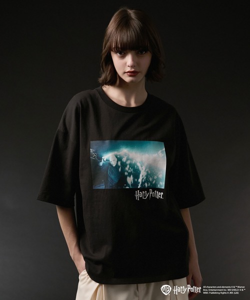 VELNUS（ベルナス）の「【VELNUS】Harry Potter Graphic Print Short-Sleeve T-Shirt/ハリー･ポッター プリント半袖Tシャツ（Tシャツ/カットソー・メンズ・ホワイト系2/ブラック系1/ホワイト系1/ブラック系2・M/S/L）」の3枚目の写真