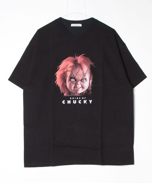 F-LAGSTUF-F(フラグスタフ)の「【FLAGSTUFF】CHUCKEY TEE(Tシャツ/カットソー・メンズ・ブラック・XL/L/M)」の1枚目の写真